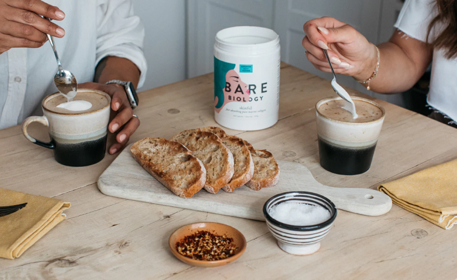 Collagen Supplements and coffee