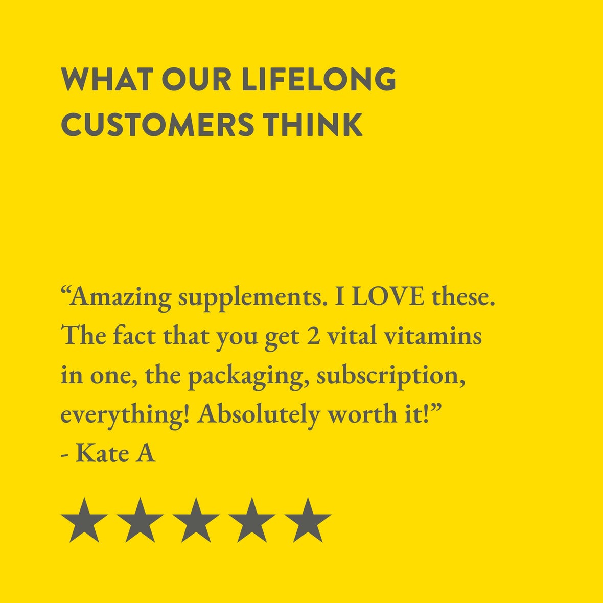 5 star review of Bare Biology omega-3+vitamin D capsules by Janice: I love that I can take two vital ingredients in one product.