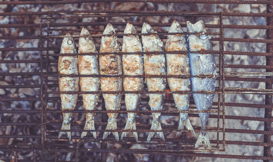 sardines on a grill high in omega 3