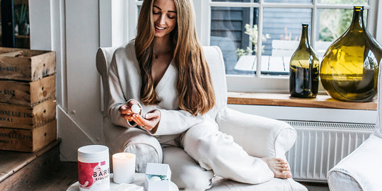 taryn-with-skincare-essentials
