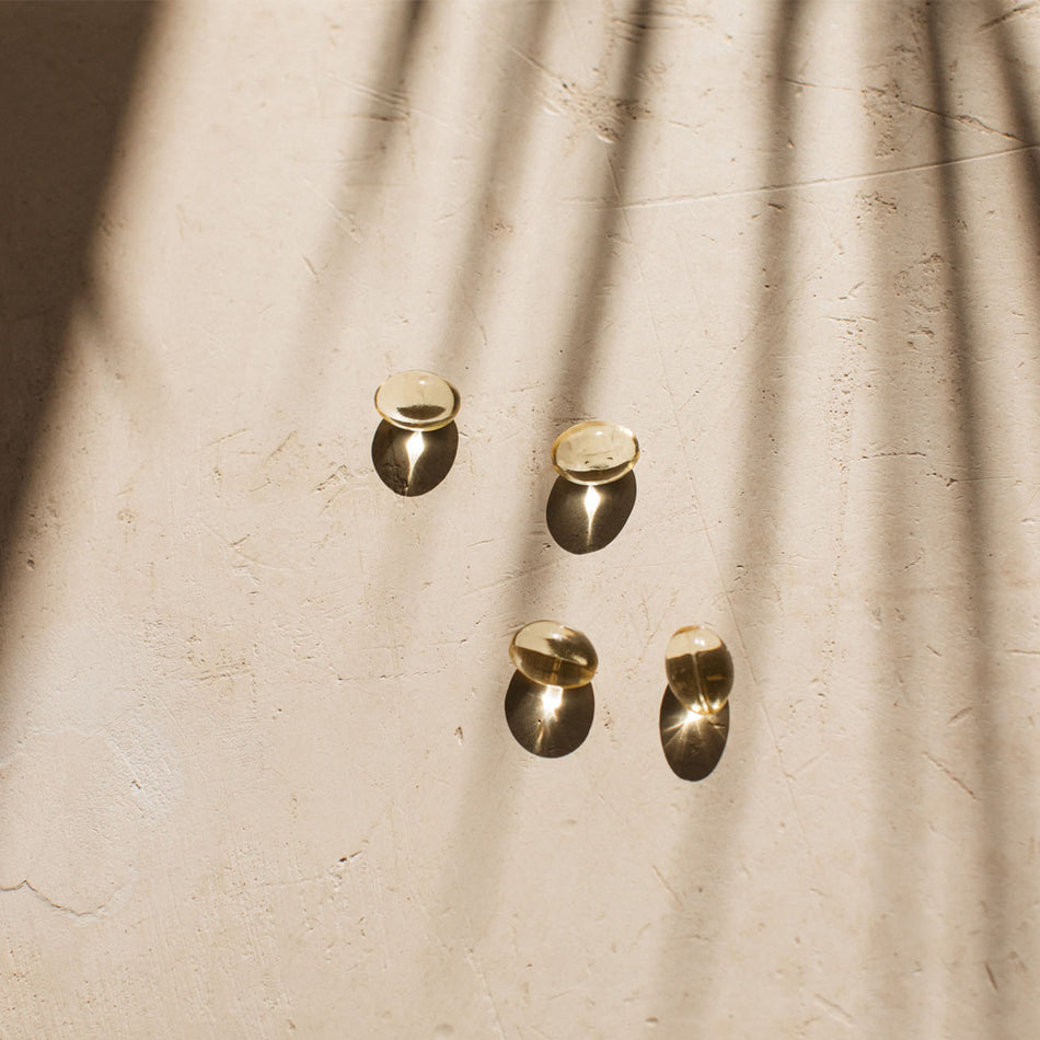 bare biology mini omega 3 capsules in sunlight