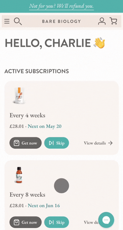 How do I group my products under one subscription GIF