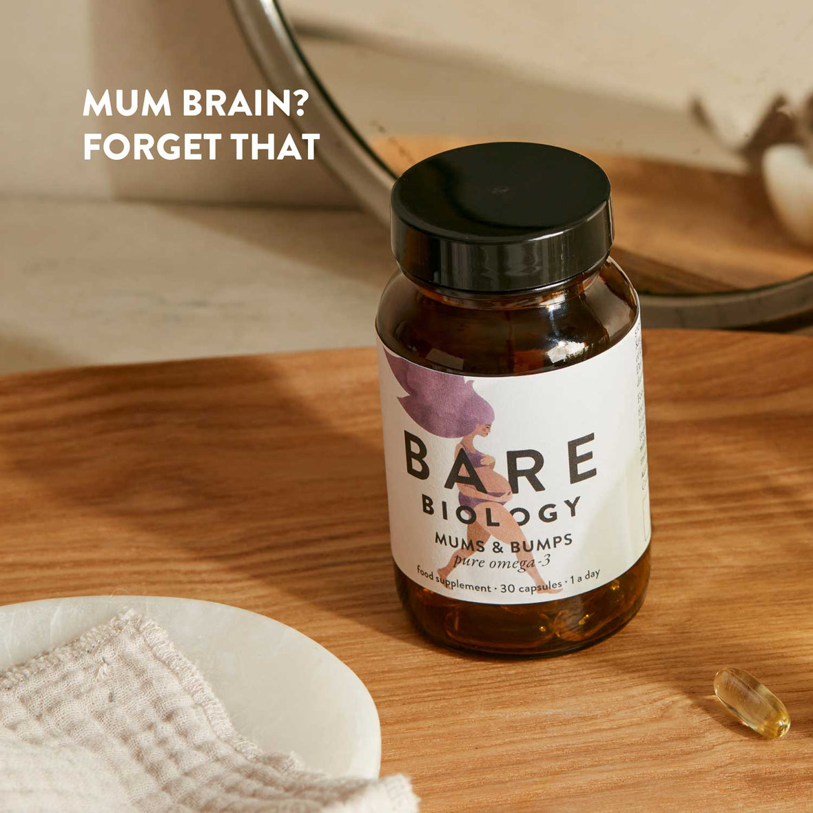 Mums & Bumps Omega-3 Fish Oil Capsules For Pregnancy