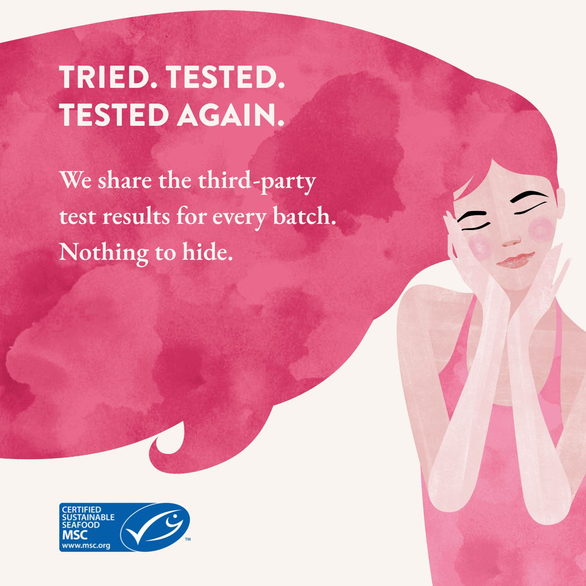 Skinful Marine Collagen With Vitamin C: Strawberry Flavour