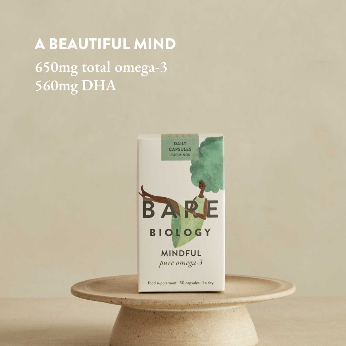 Mindful Pure DHA Omega-3 Capsules