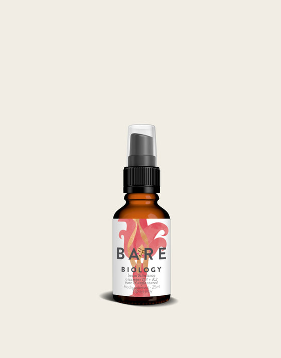 bare biology unflavoured d2 and k2 spray single pack shot