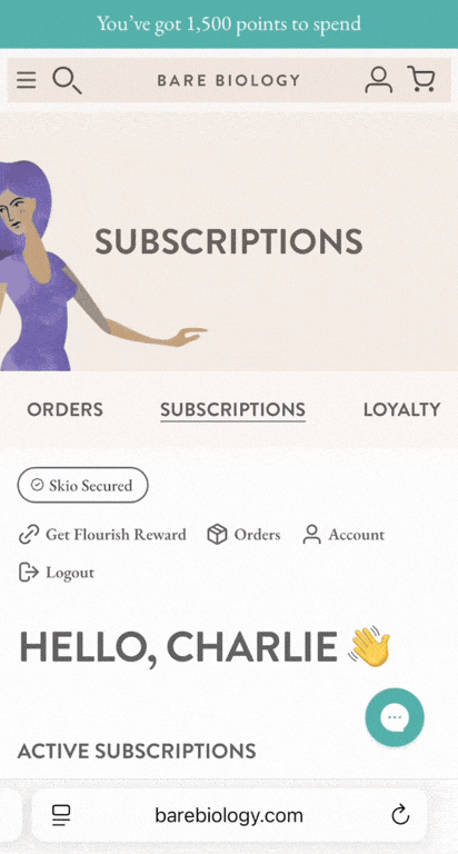 How can I update my shipping information GIF