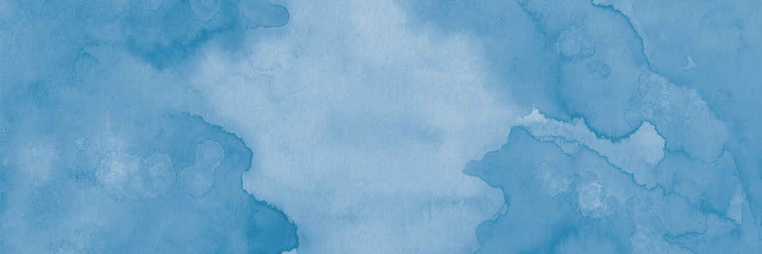 blue watercolour banner