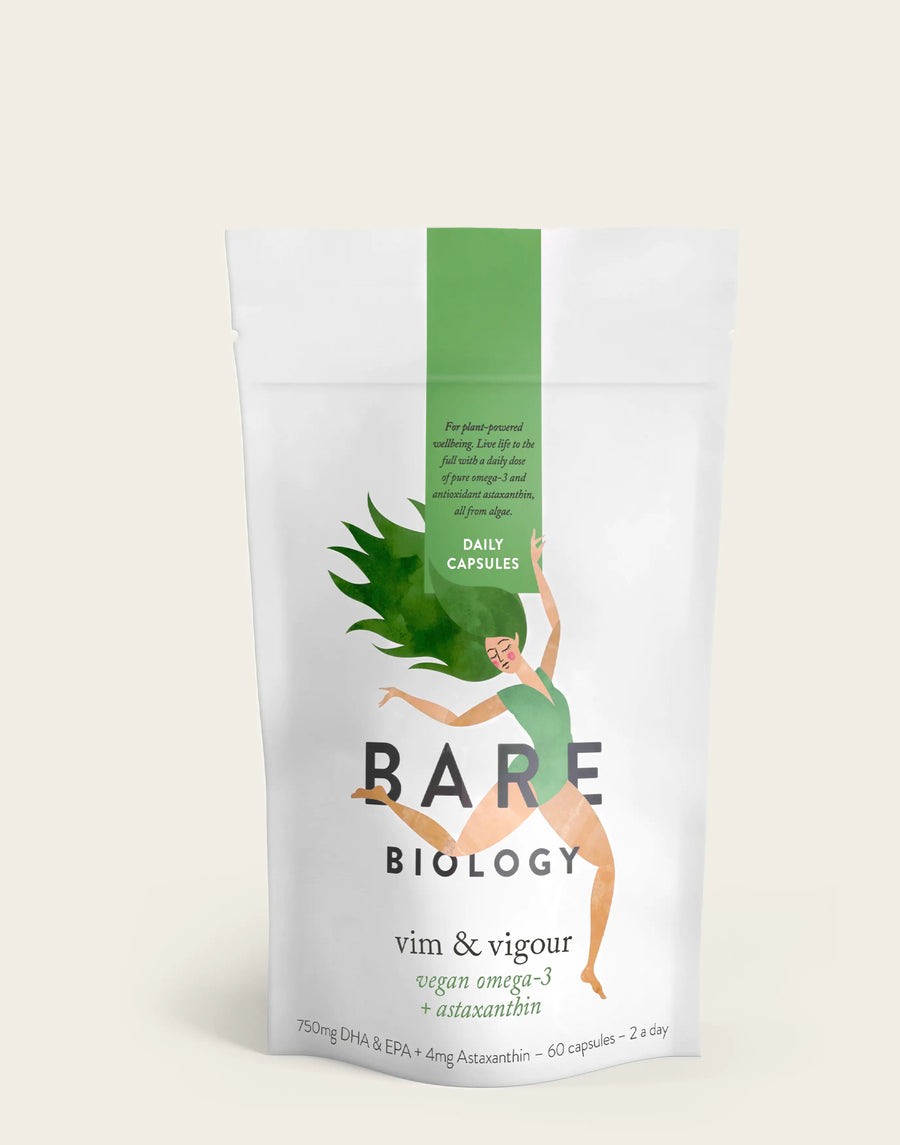 bare biology vim and vigour vegan omega 3 pouch