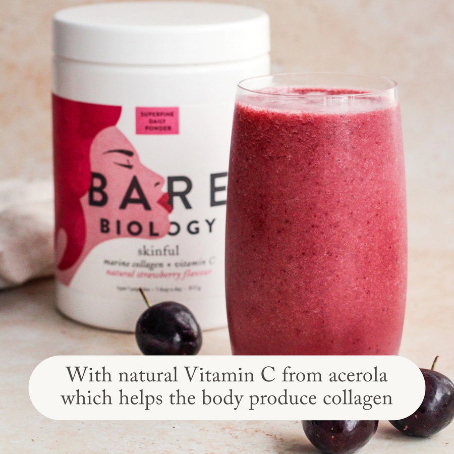 Skinful Marine Collagen Plus Vitamin C Strawberry Flavour